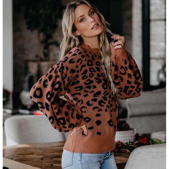 WIKTORIA Leopard Print Sweater - Picture 8 of 8